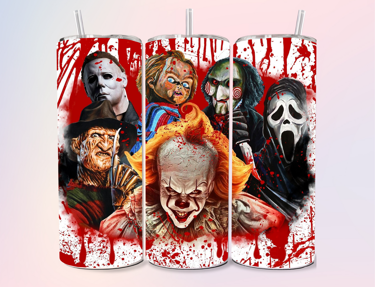 Horror, 20oz Tumblers, Hot, Cold, Drinkware