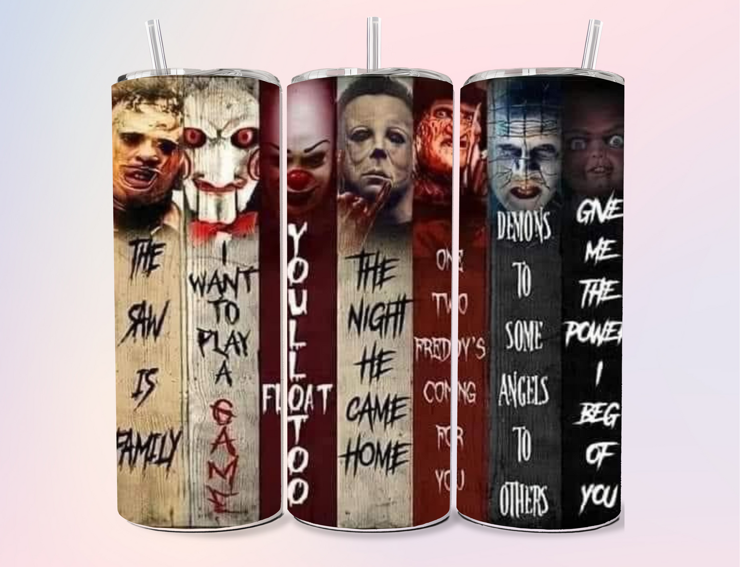 Horror, 20oz Tumblers, Hot, Cold, Drinkware